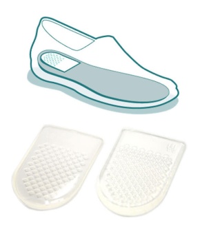 Прозрачные гелевые подпяточники для повседневного использования в любой обуви